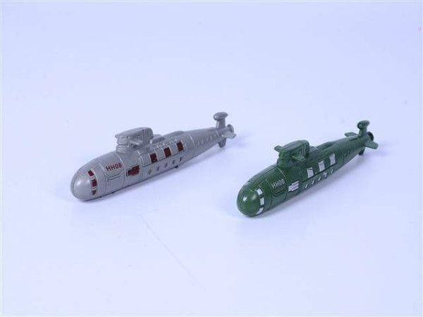 U-Boot farbl. sort. OPP ca. 15x3x2cm