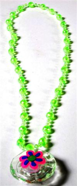 LED Halskette farbl. sort. ca. 21x6 cm