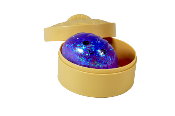 Dumpling Glitzer Spuishy sort. i. Box DIS ca. 5cm