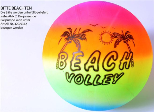 Beach Ball 80gr.,D:ca. 22cm Netz