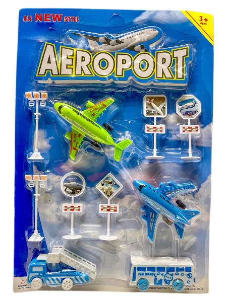 Flughafen Spielset AK ca. 26c38x5cm