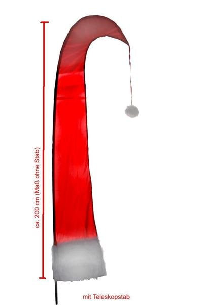 Gartenflagge Weihnachtsdesign OPP, ca. 200cm
