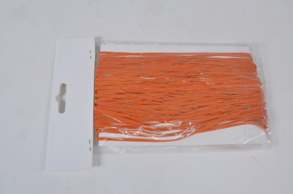 Veloursband orange 25m. OPP "4014974229547