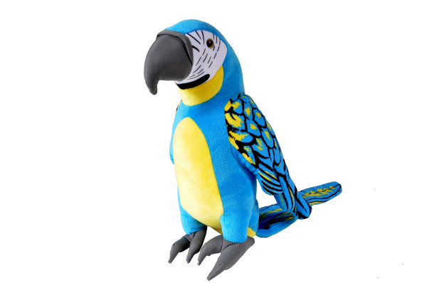 Plüsch Papagei 3fach sort. ca. 34cm