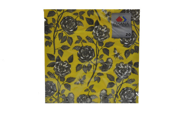 Servietten Fasana Blumen 40x40 cm
20 Stück Pack Sorte 43