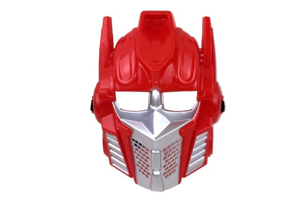 Maske Roborter rot OPP, ca. 24x17x5 cm