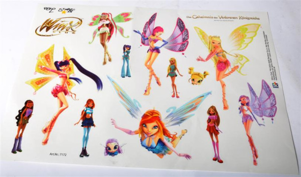 Sticker Winx Club ca. 49,5x34 cm