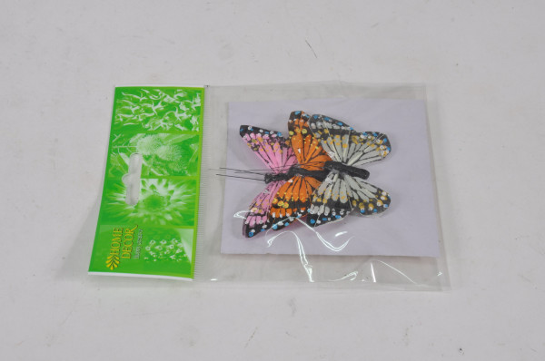 Schmetterling am Draht 3er Set ca. 8cm 82161001400