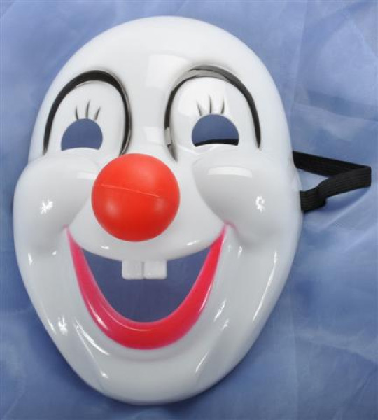Maske Clown OPP, ca. 16x22x10 cm