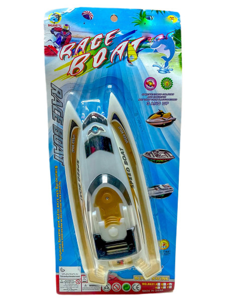 Elektronisches Rennboot AK, Karte ca. 43x19 cm