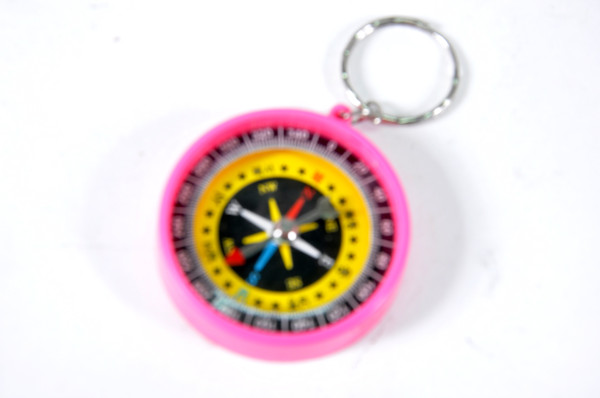 SK Kompass farbl. sort. OPP ca. 4,5cm D