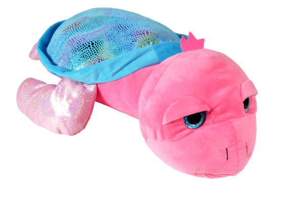 Plüsch Schildkröte m Glitzeraugen 3f sort. ca. 60cm
