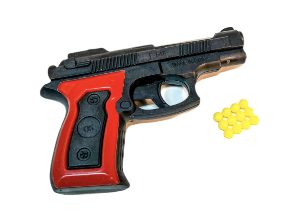 Pistole ohne Magazin /unter 0,5 Joule OPP, ca. 12,5x8,5cm