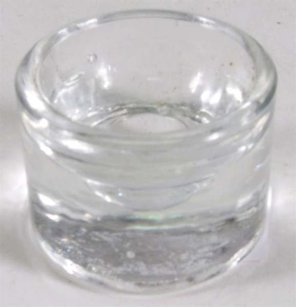 Teelichthalter aus Glas D: ca. 4 cm