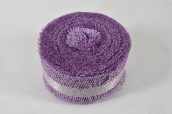 Juteband "Jutex" lavendel 25mx7cm "20111221500