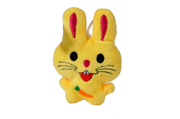 Plüsch Hase farbl. sort. ca. 10cm