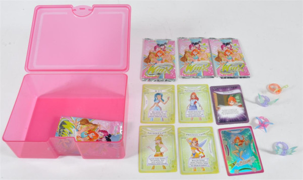 Brotdose "Winx Club" m. 4 Booster ca. 18x13,5x7 cm