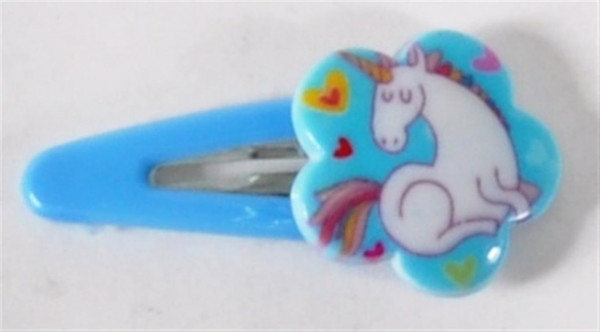 12er Set Haarclip Einhorn sort. OPP